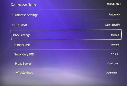 روش تغییر DNS پلی استیشن 5 برای رفع مشکل اینترنت 